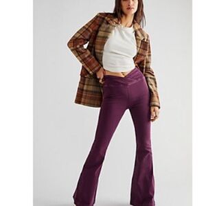 We The Free Venice Purple Flare Jeans